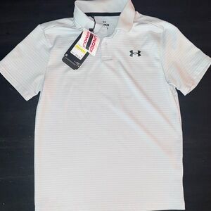 Under Armour Kids White Polo Shirt